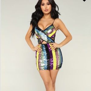 Brand new sequin dress fashion nova brand